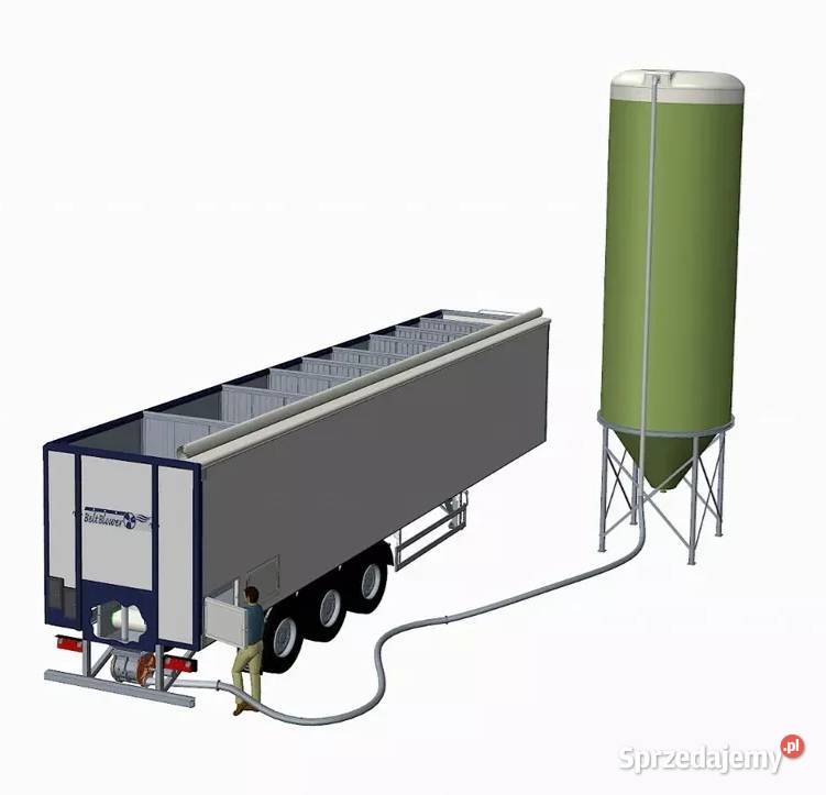 Naczepa z wydmuchem do sruty padzy cysterny Warszawa sprzedam