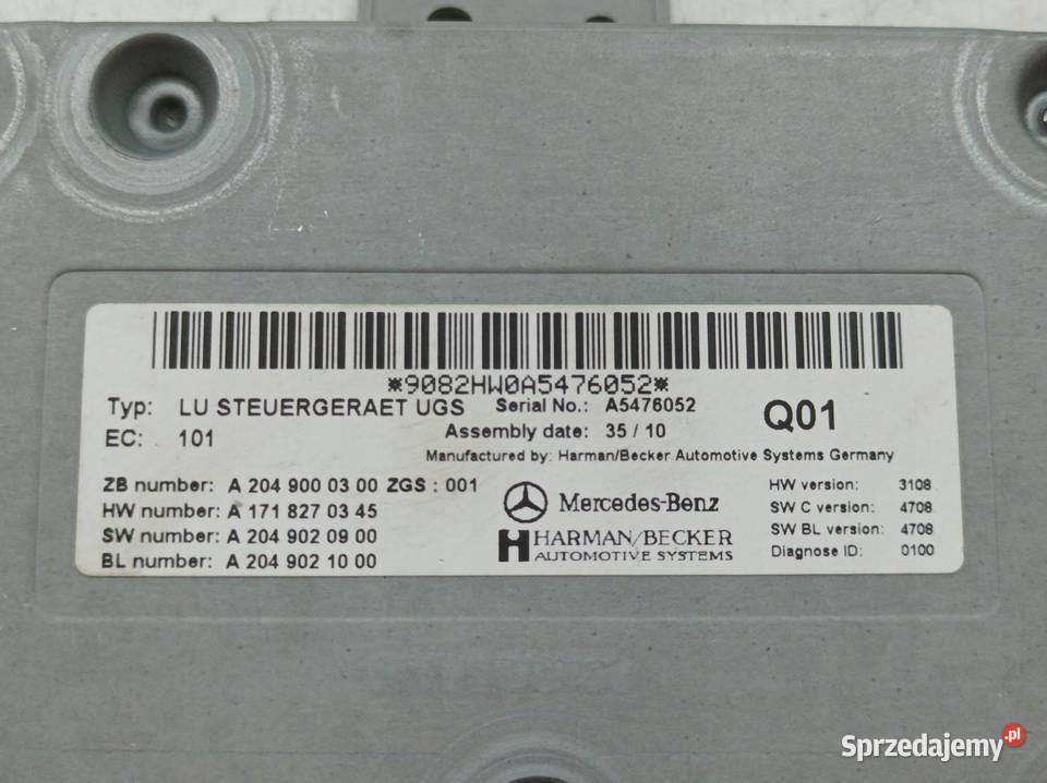 MODUŁ POMPY PALIWA GPS ZESTAW A2129000306