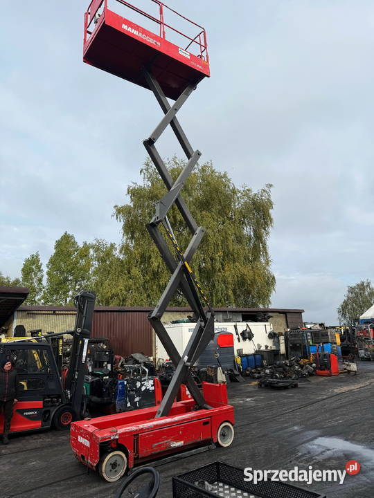 zwyżka podnośnik nożycowy MANITOU 100XEL 8mtg łódzkie Działoszyn