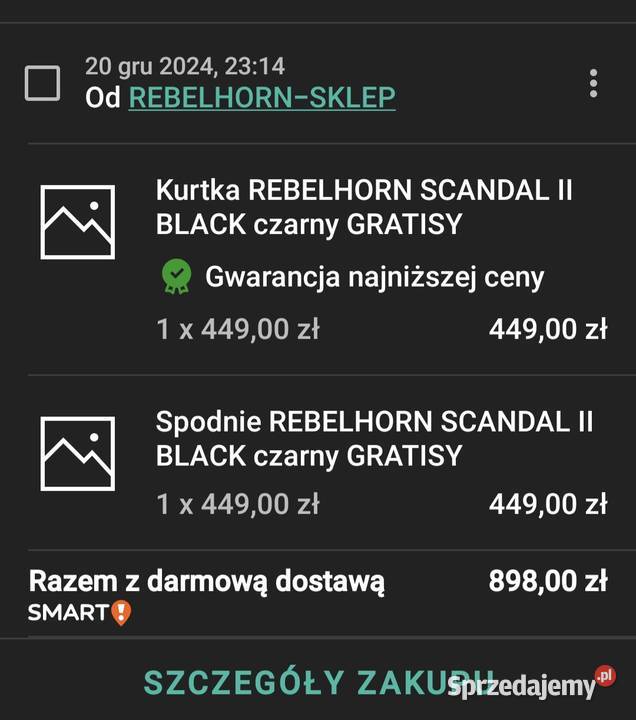 Kombinezon Rebelhorn Scandal 2 L Sosnowiec