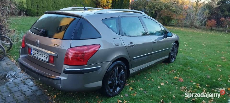 Peugeot 407 SW org hak klima panorama mechok Rybnik