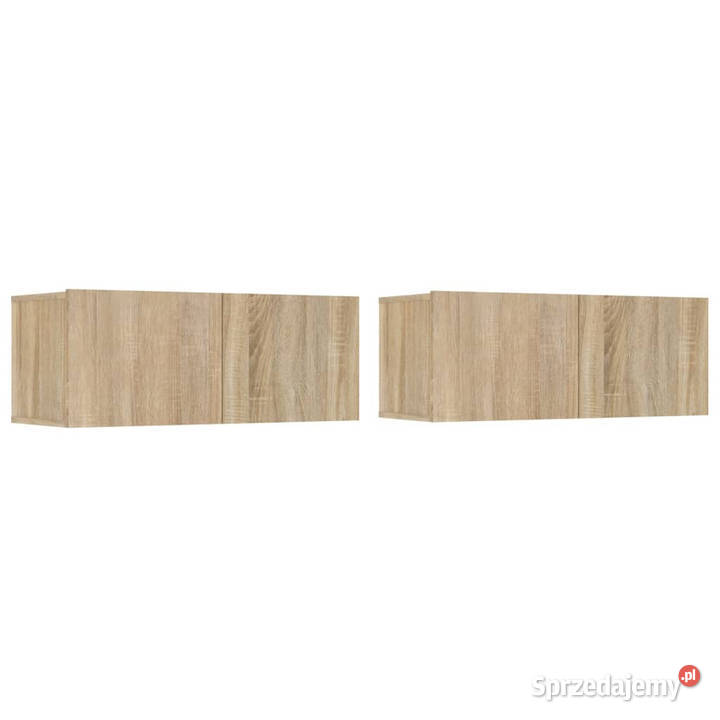 Ścienne szafki TV 2 dąb sonoma 80x30x30 WM804538 Warszawa