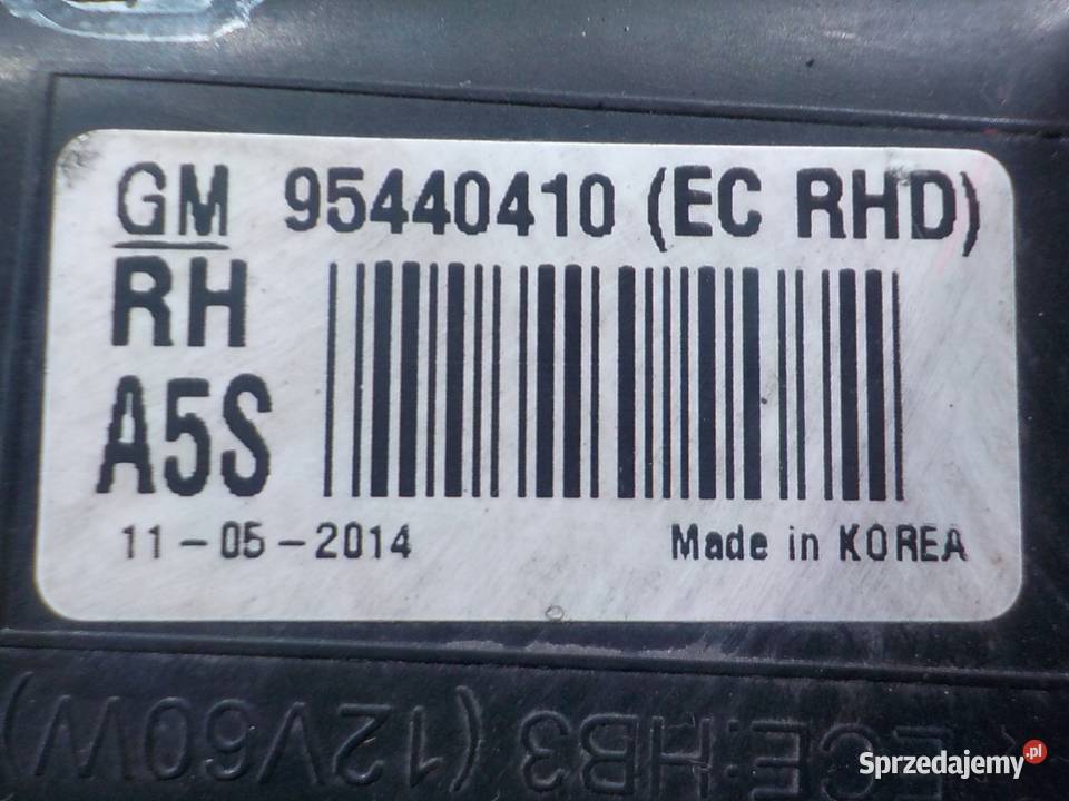 OPEL MOKKA I 16 B 15r 5D lampa prawa przod osobowe Suków