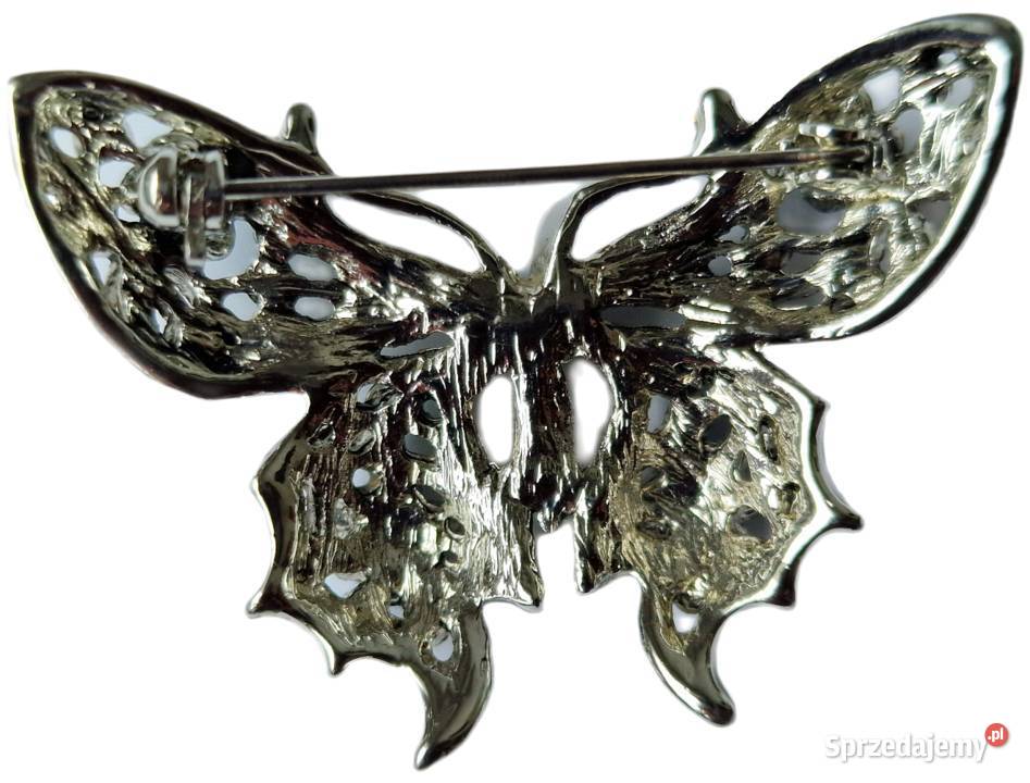 BROSZA VINTAGE SECESYJNY MOTYL Częstochowa