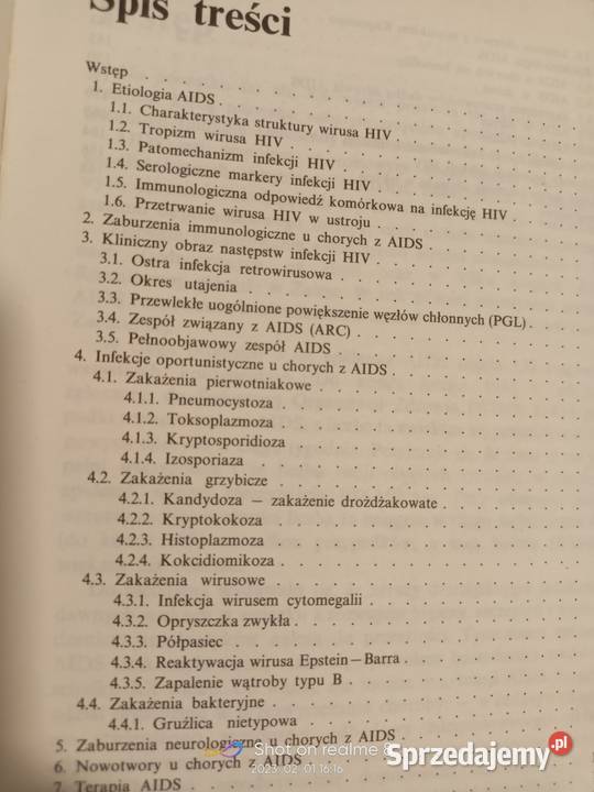 AIDS Skotnicki książki unikatowy egzemplarz Warszawa sprzedam