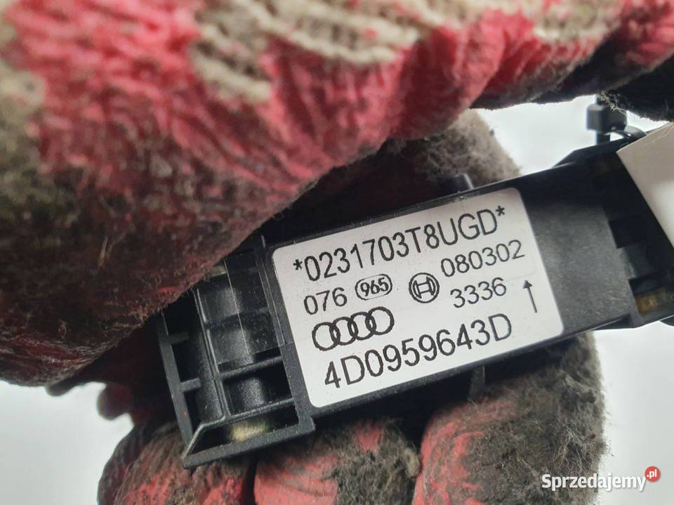 CZUJNIK AUDI A8 D2 4D0959643D kujawsko-pomorskie Lipno sprzedam