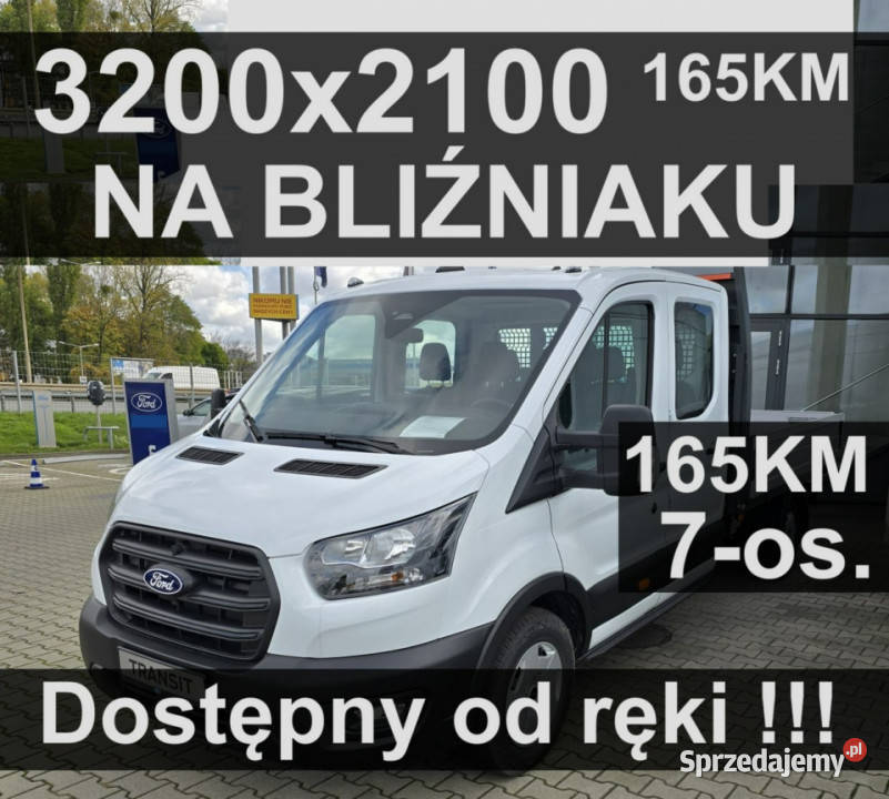 Ford Transit L4 Skrzynia 3200x2100 na bliźniaku Rok produkcji 2025 Szczecinek
