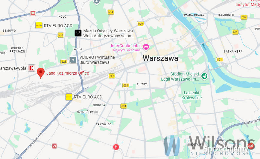 Lokal 1505m2 Warszawa Jana Kazimierza mazowieckie
