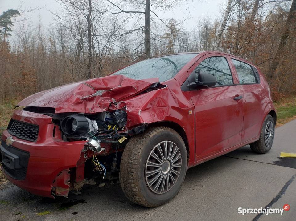 Chevrolet Aveo T300 12 B Zarejestrowany Dzwonic Rok produkcji 2010 warmińsko-mazurskie