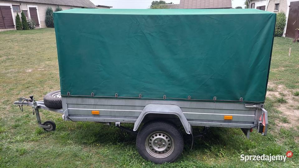 Przyczepka samochodowa Rydwan 256x148 z plandeką mazowieckie Nur