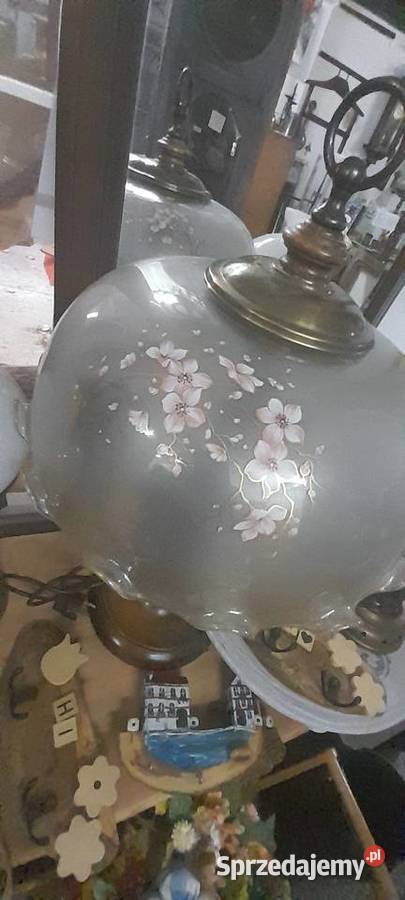 Lampa na komodę Antyki, Sztuka, Kolekcje Oleśnica