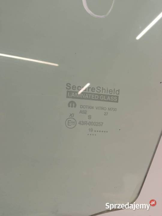SZYBA DRZWI LEWY PRZÓD 7 19 4D CICHA SECURE świętokrzyskie