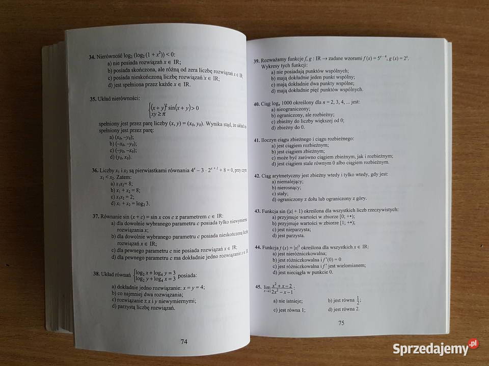 Testy Egzaminacyjne Dla Asystentek Stomatologicznych MATEMATYKA testy egzaminacyjne egzamin wstępny zestaw testów Złotniki