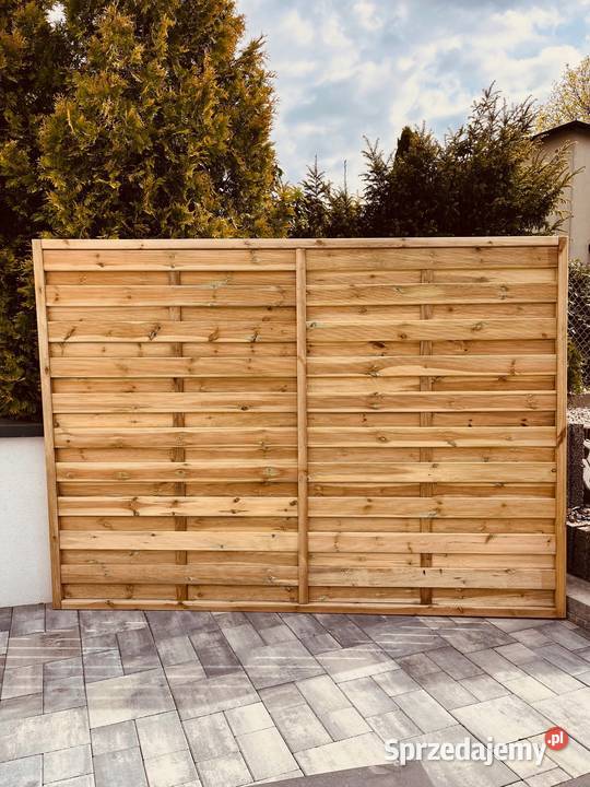 Solidny i Mocny Płot Pełen Prosty 250 x 150 Chojnice
