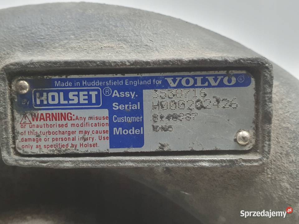 TURBOSPRĘŻARKA Volvo FH12 FL12 turbo HX55 Chełm