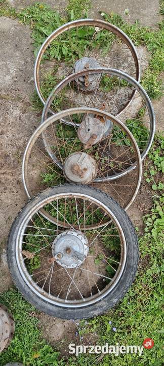 Stare koła piasty motor SHL inne podkarpackie Kuńkowce