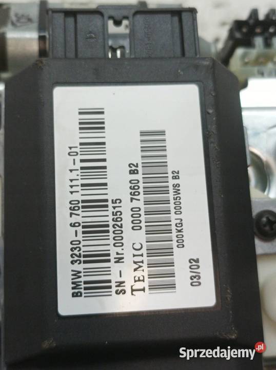 KOLUMNA WSPOMAGANIE ELEKTRYCZNE 6760111101 Bmw świętokrzyskie
