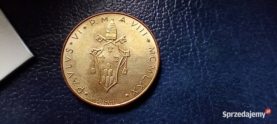 Stare monety 20 lir 1970 Watykan podkarpackie Lesko