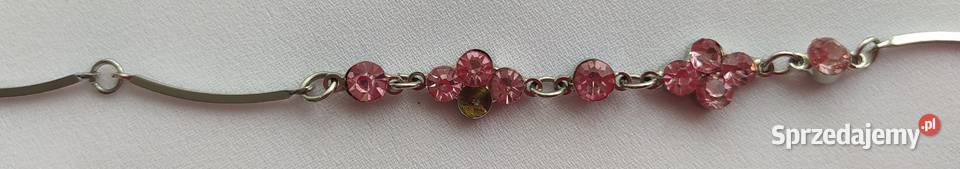 Bransoletka damska regulowana KWIATY Hajnówka