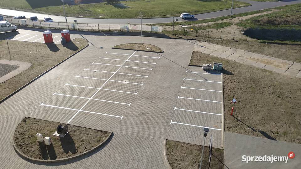 Oznakowanie poziome malowanie dróg miejsc pasów Ostrów Mazowiecka