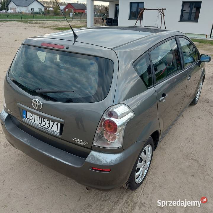 Toyota Corolla verso uszkodzona Międzyrzec Podlaski
