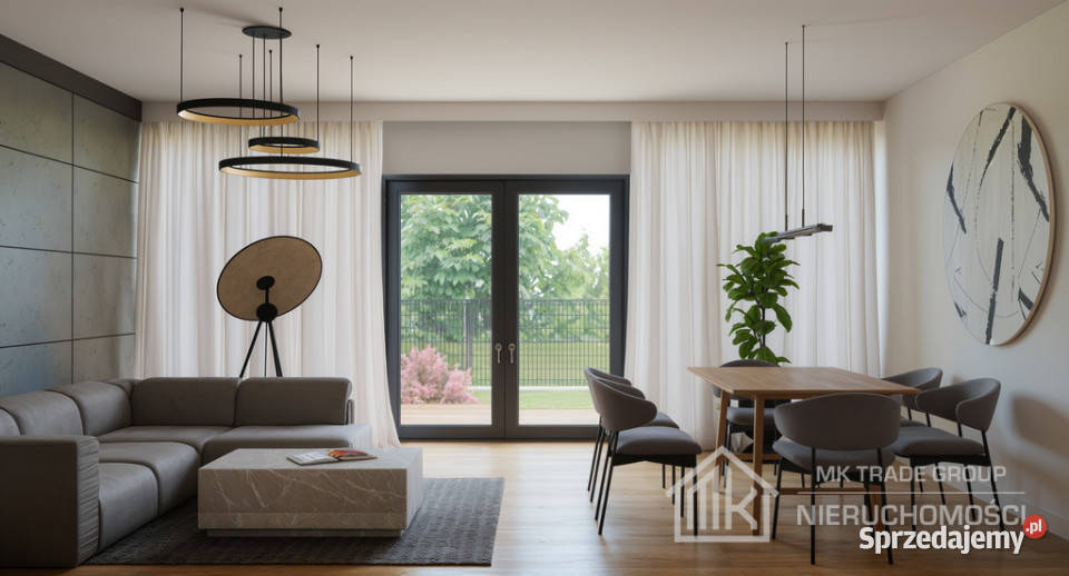 Nowy dom wolnostojący Kłaj pow 80m2 rekuperacja 94.49m2