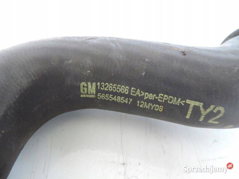 Przewód rura wąż wody Meriva B 14 T 13265566