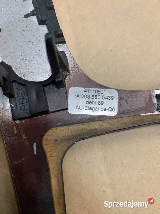 Ramka dekor tunelu środkowego mercedes c w203
