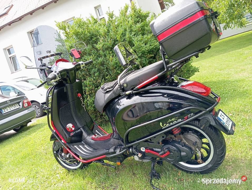 Piaggio Vespa S50 zamienię na microcar MC2 Skrzynia biegów bezstopniowa Szczecin