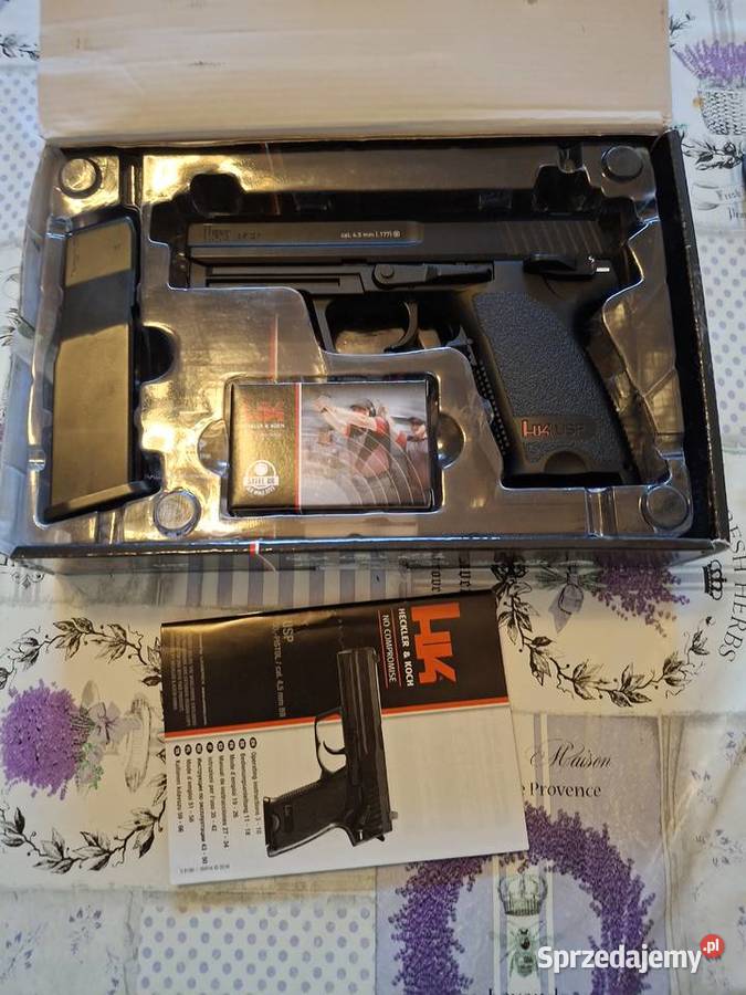 Nowy HK USP 45mm Pistolet Wiatrowka 1500 BB 20 zachodniopomorskie Borne Sulinowo