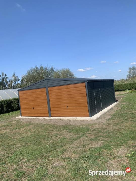 Garażegaraż blaszany 6x56x6 wzmacniany struktura Płońsk