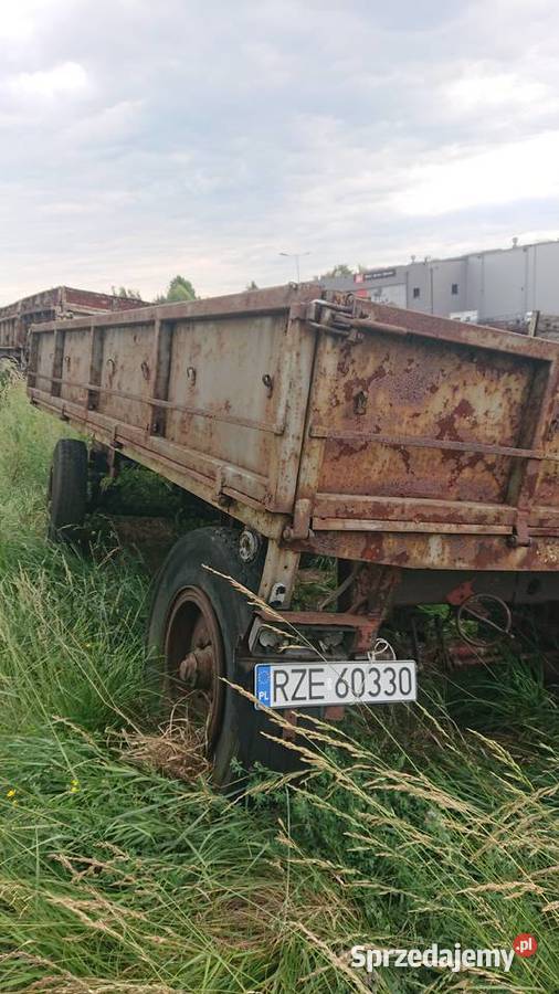 przyczepa d46 nieuszkodzony Przyczepy rolnicze Rzeszów