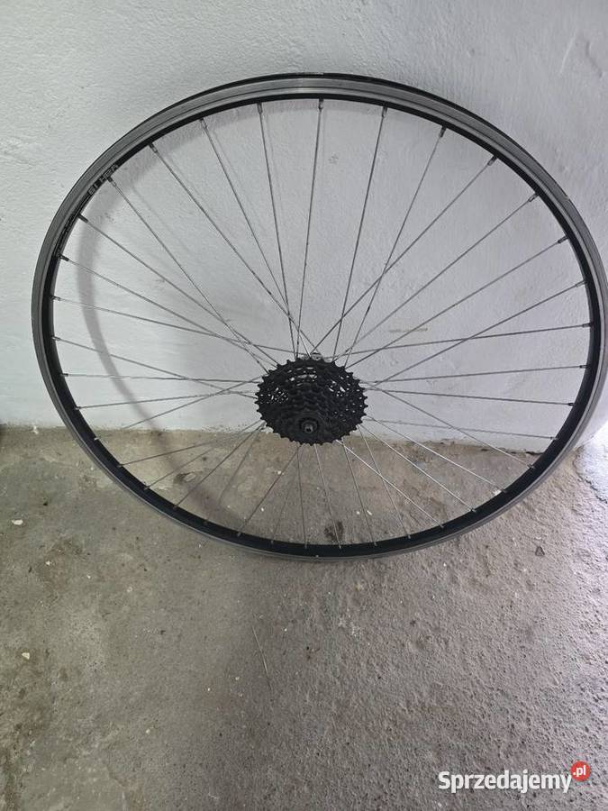 Koło rowerowe aluminiowe z zębatką pomorskie Czarna Woda sprzedam