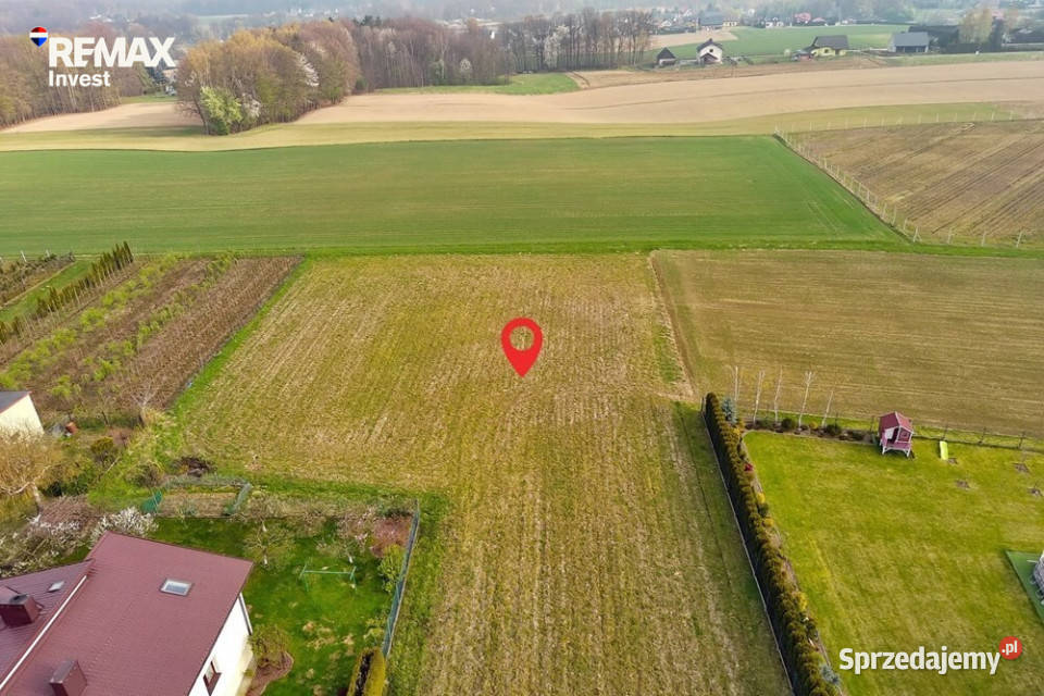 Widokowa działka budowlanaPisarzowice powbielski 1108m2 śląskie Pisarzowice