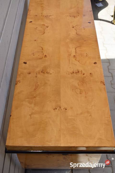 Drewniany Stolik Stół Konsola Art Deco Salon Kraków