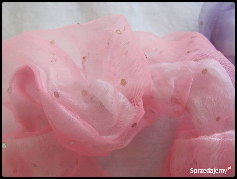 kolorowe gumki frotki do włosów dziewczynki 5