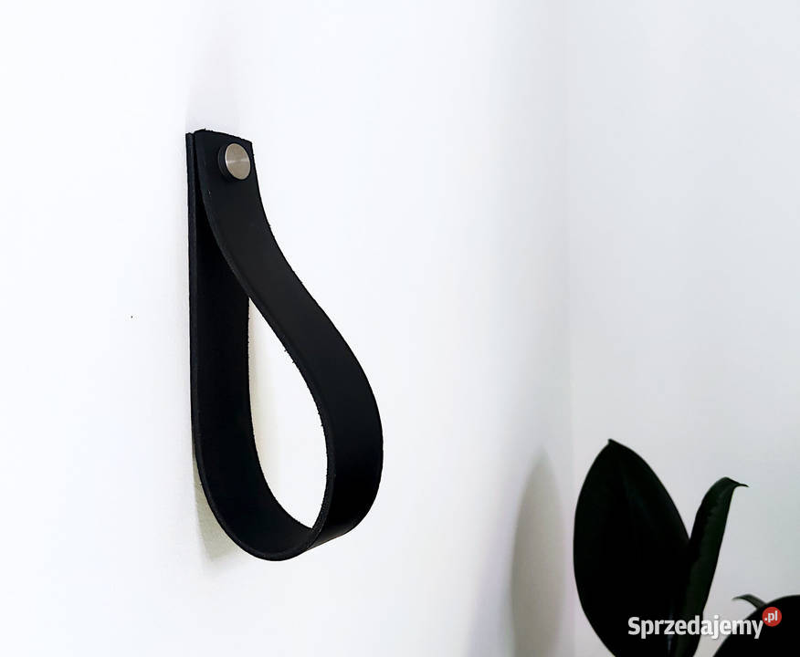 Wieszak łazienkowy skórzany LOFT Gdańsk