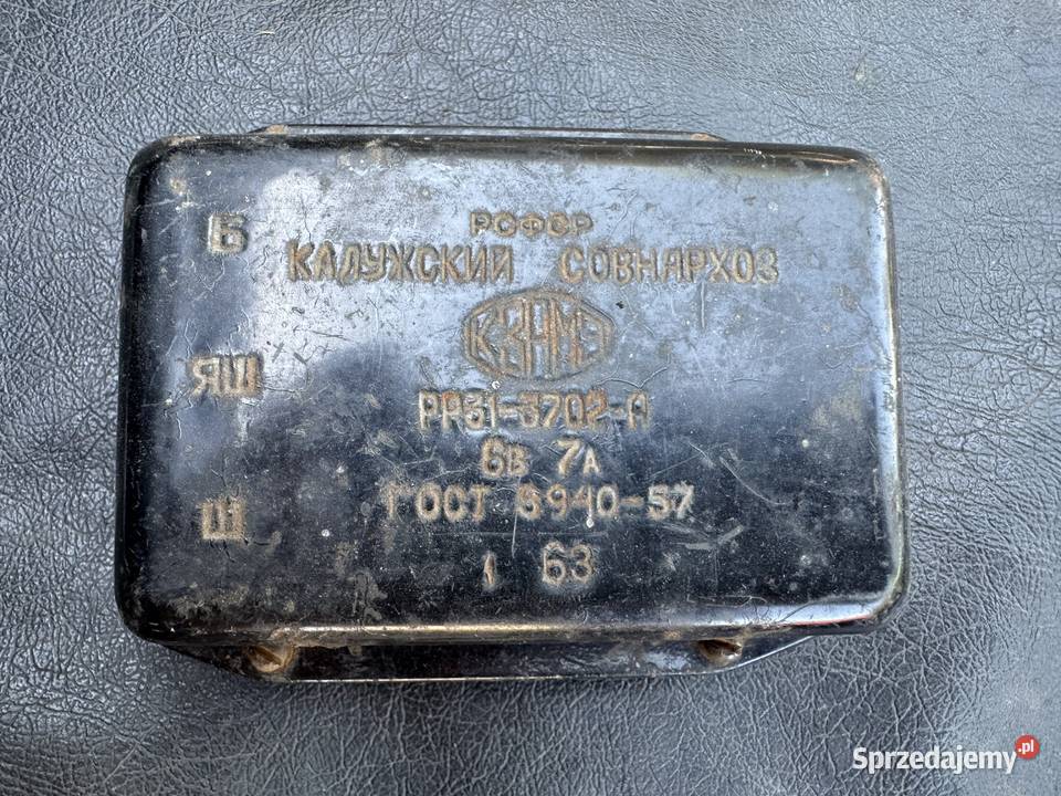 M72 Oryginalny Regulator napięcia RR31 1963 Przemyśl