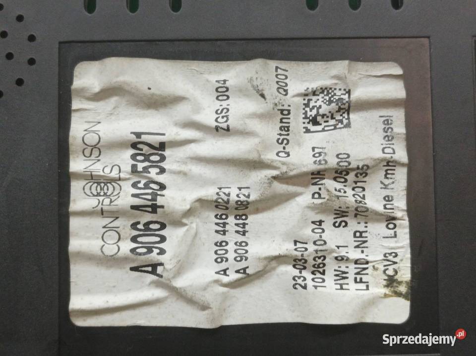 LICZNIK EU A9064465821 22 D 149 MercedesBenz