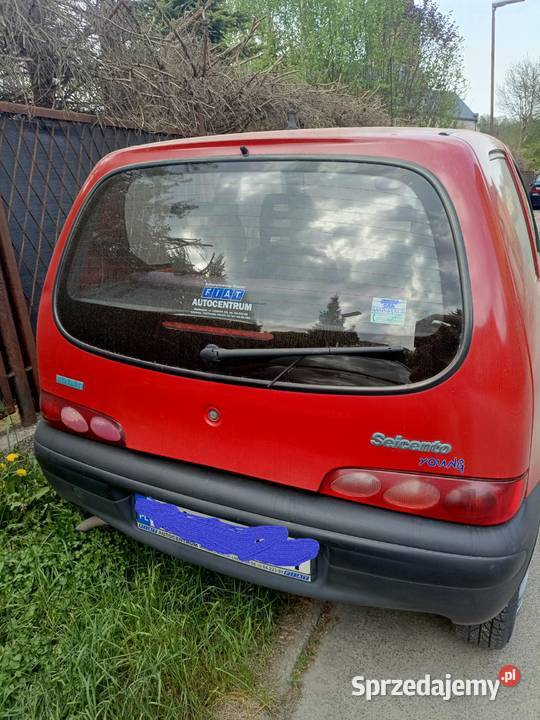 Fiat Seicento 900 Idealny na dojazd do Pracy Rok produkcji 1999 Wleń