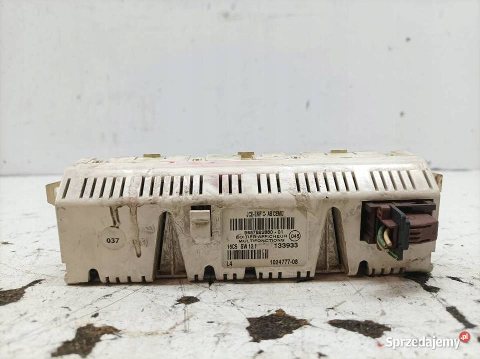 WYŚWIETLACZ 9657882880 Citroen C5 I 20012007 Liczniki i zegary świętokrzyskie