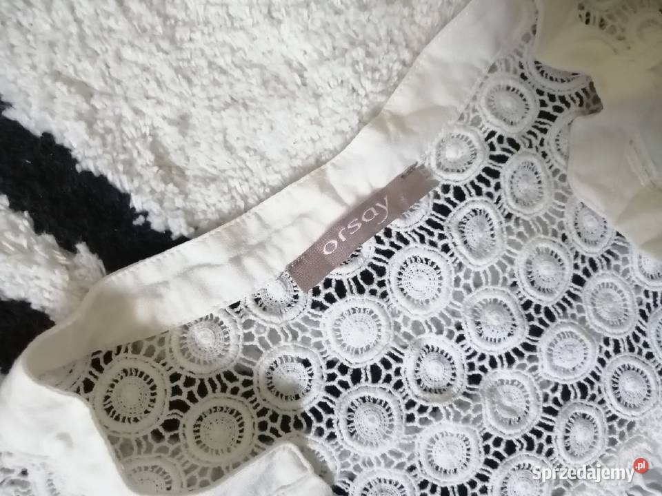 orsay bluzka koszula z koronką ażurem nowa Dobra Moda i Styl Leszno