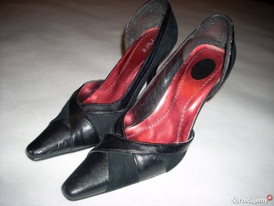SWG London Czarne szpilki Eleganckie 37 czarny Nowy Sącz