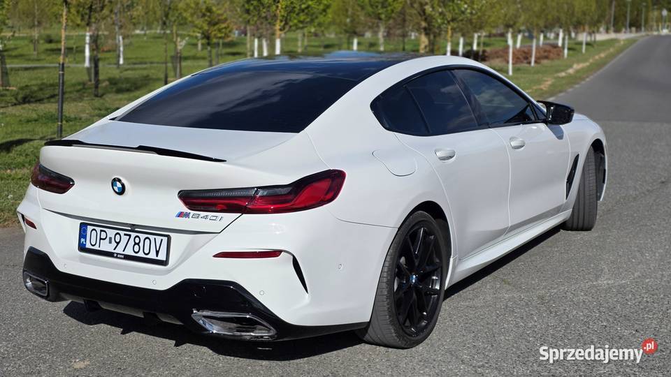 BMW 840i bogata wersja niski przebieg Opole kamera cofania