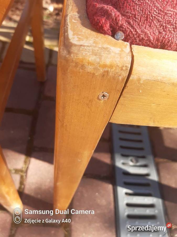 Krzesła PRL do renowacji Toruń