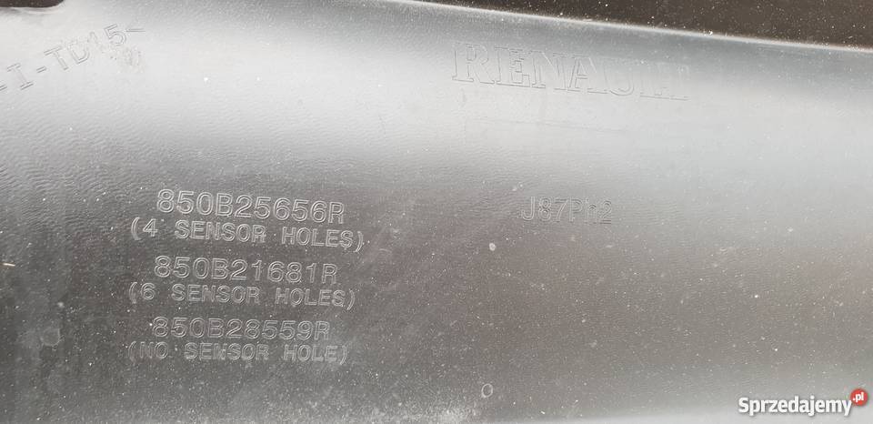 RENAULT CAPTUR ZDERZAK TYŁ zderzaki Bieleń