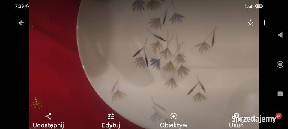 Owalna patera porcelana Rosenthal Niemcy biel Wrocław