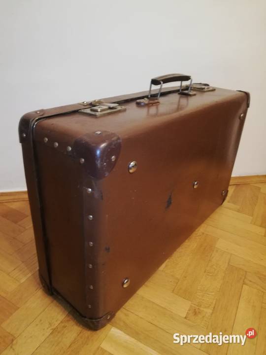 Stara tekturowa walizka lata 60te XX w Warszawa