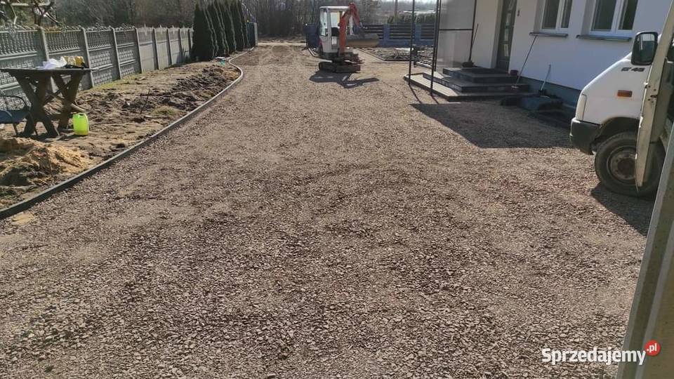 Brukarstwo układanie kostki brukowej sprzedaż łódzkie Piotrków Trybunalski usługi budowlane