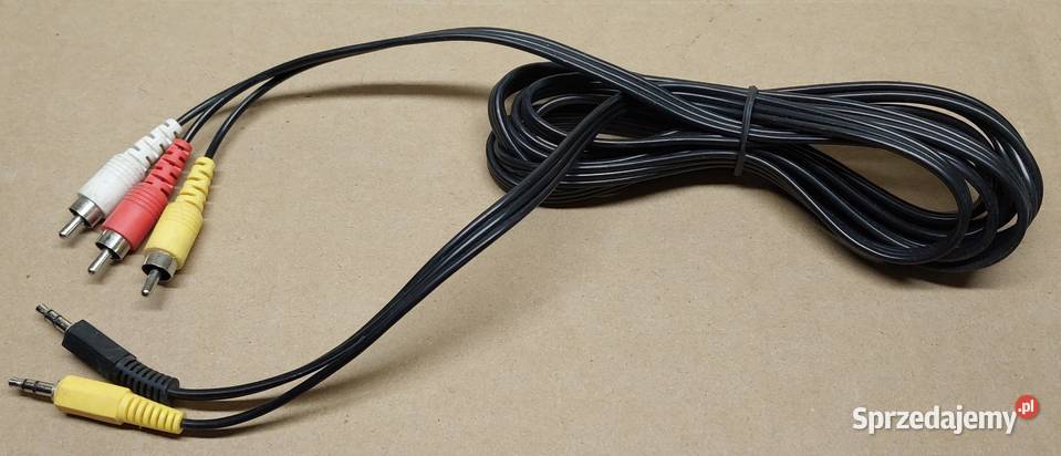 ZŁĄCZE ADAPTER WEJŚCIE 2X JACK 35 3X CINCH MĘSKI osobowe Mielęcin sprzedam